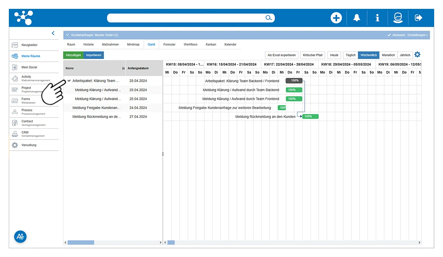 Formulare mit No-Code Workflows intelligent verknüpfen
