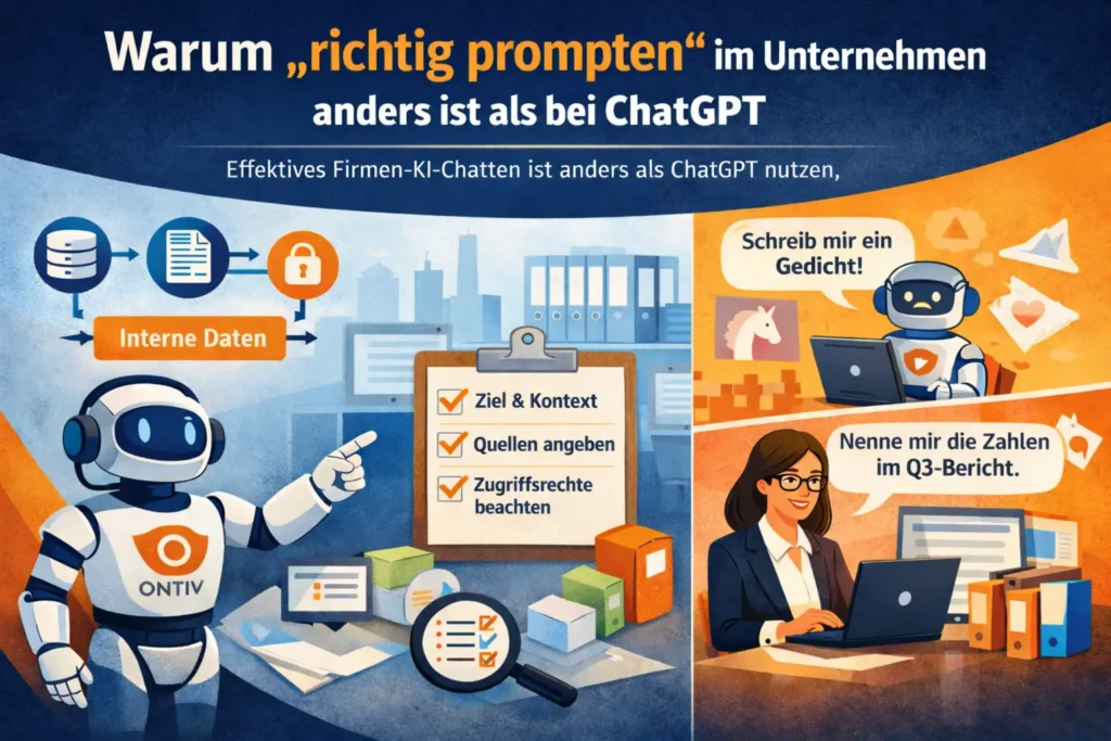 Richtig prompten im Unternehmen mit RAG statt ChatGPT